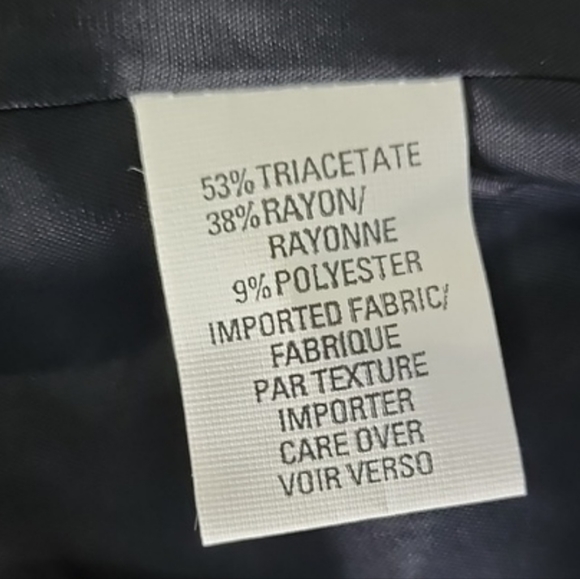 **Anne Klein Org.$375 Black Trimmed Blazer Women's 6 - Picture 8 of 8